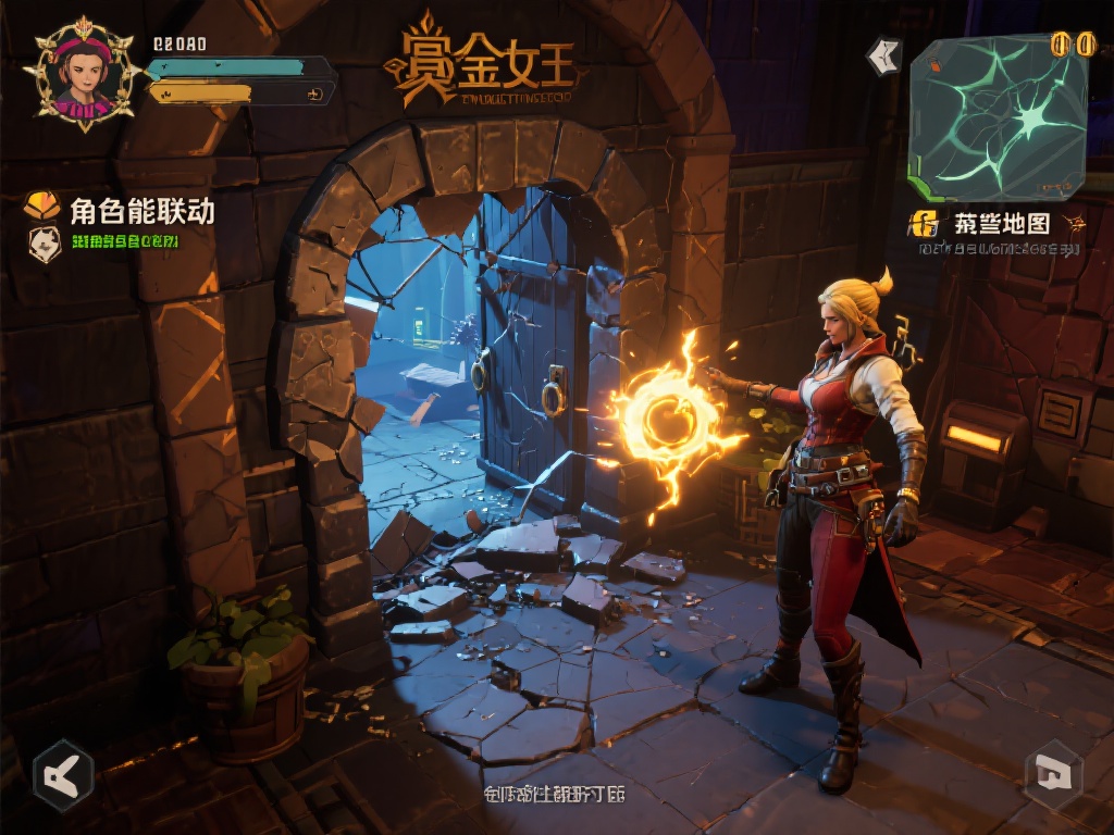 角色技能联动：某些地图会要求玩家使用指定角色技能去